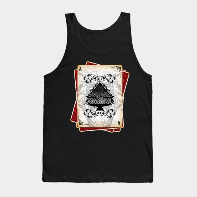 The Ace of Spades - Cards Tank Top by HappyLlama